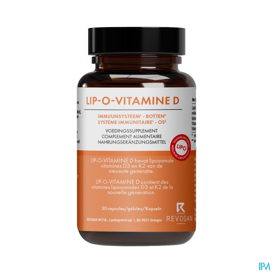 Lipo Vitamine D Caps 30 Revogan