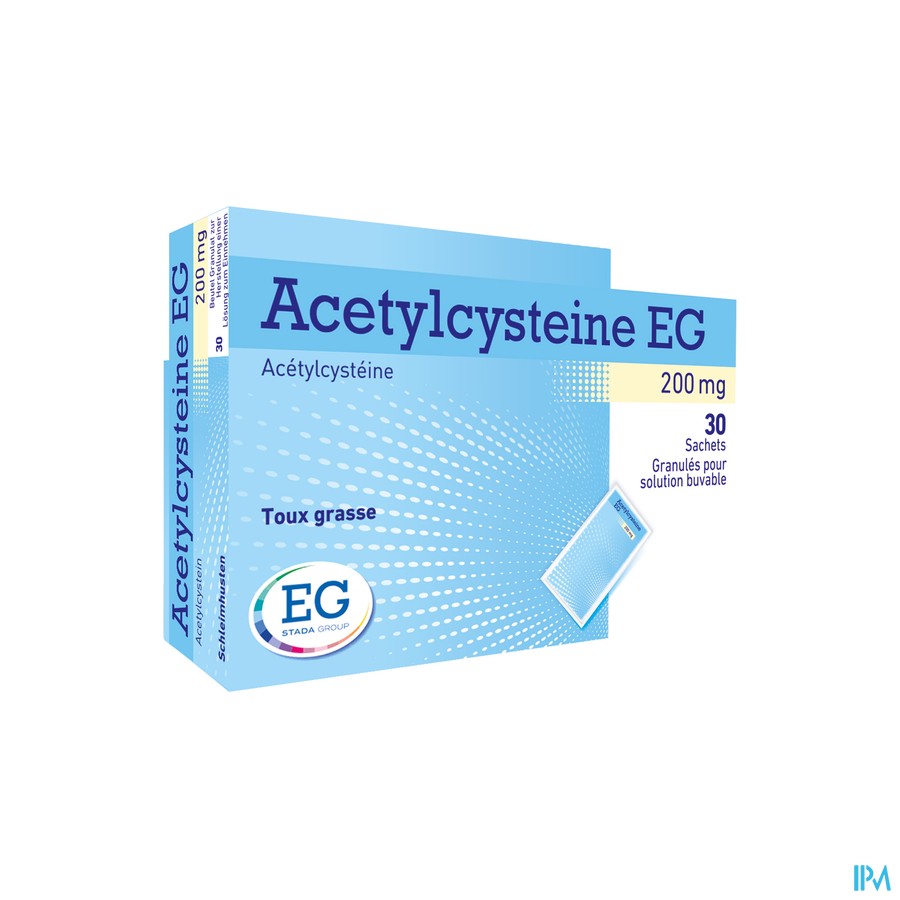 Acetylcysteine EG Sach 30X200Mg