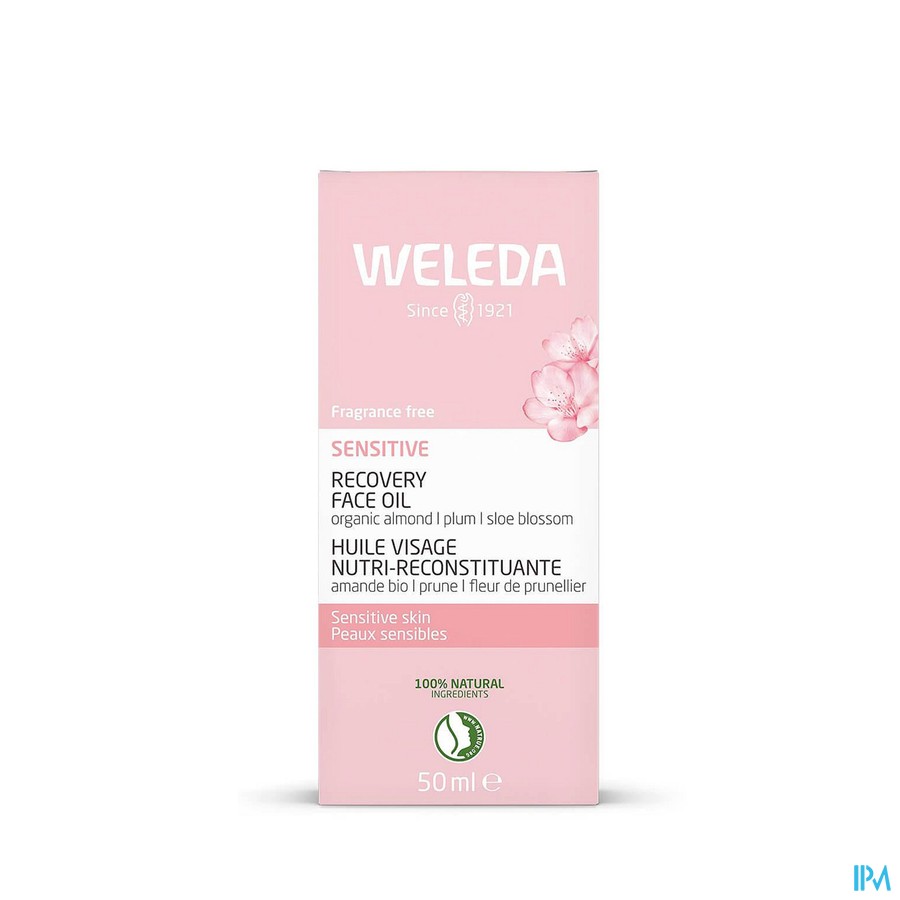 Weleda Sensitive Herstellende Gezichtsolie 50ml