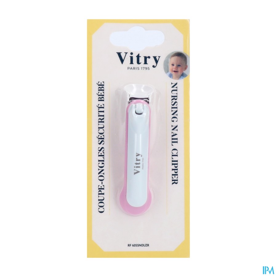 Nagelknipper Baby Met Veiligheid Blauw/roos (azie)