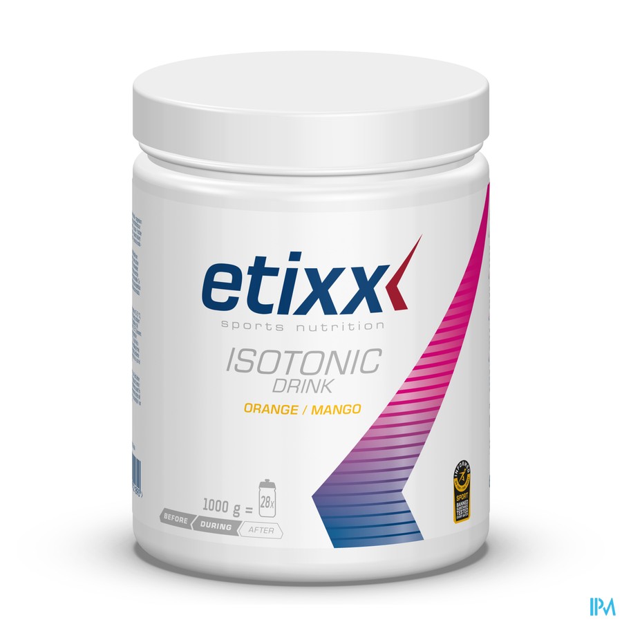 Etixx Isotonic Orange-mango 1000g