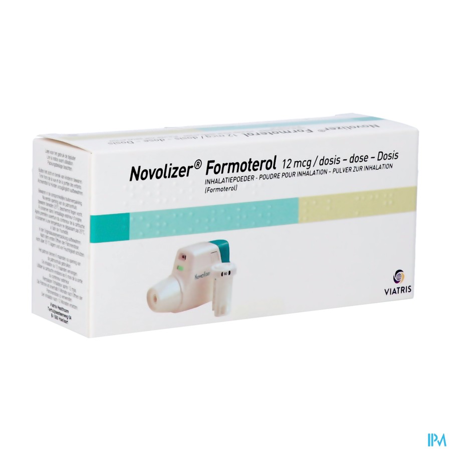 Novolizer Formoterol 12 Mcg Pulv Inhal 60 Doses