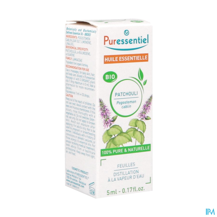 Puressentiel Eo Patchoeli Bio 5ml