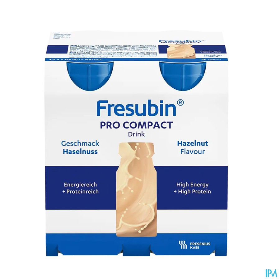 Fresubin Pro Compact Hazelnoot 4x125ml