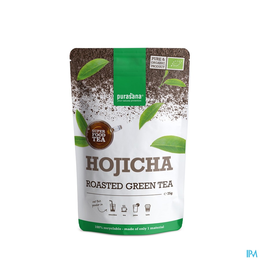 Purasana Superfoods Pdr Hojicha Bio 75g