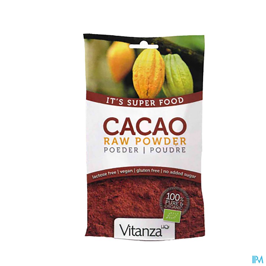 Vitanza Hq Superfood Cacao Raw Pdr Bio 200g Vitanza Hq Superfood Cacao Raw Pdr Bio 200g