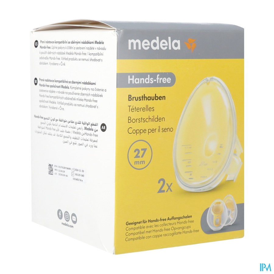 Medela Freestyle Hands-free Borstschild 27mm l 2