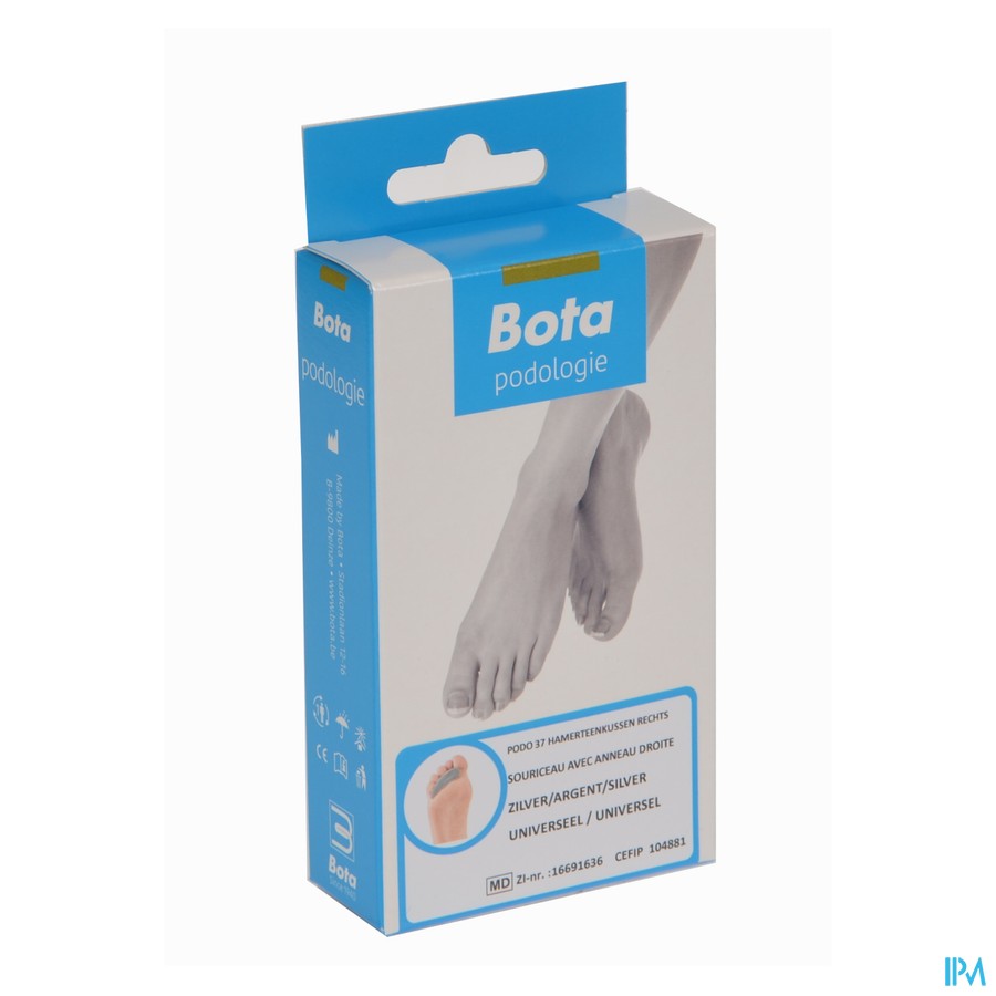 Bota Podo 37 Hamerteenkussen+zilver Rechts 1