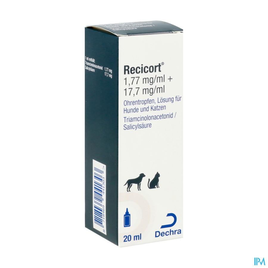 Recicort 1,77mg + 17,7mg/ml 20ml