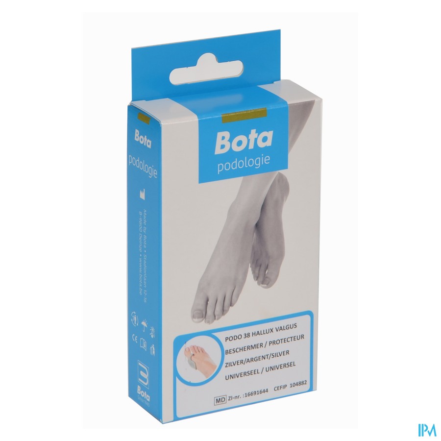Bota Podo 38 Hallux Valgus Beschermer+zilver 1