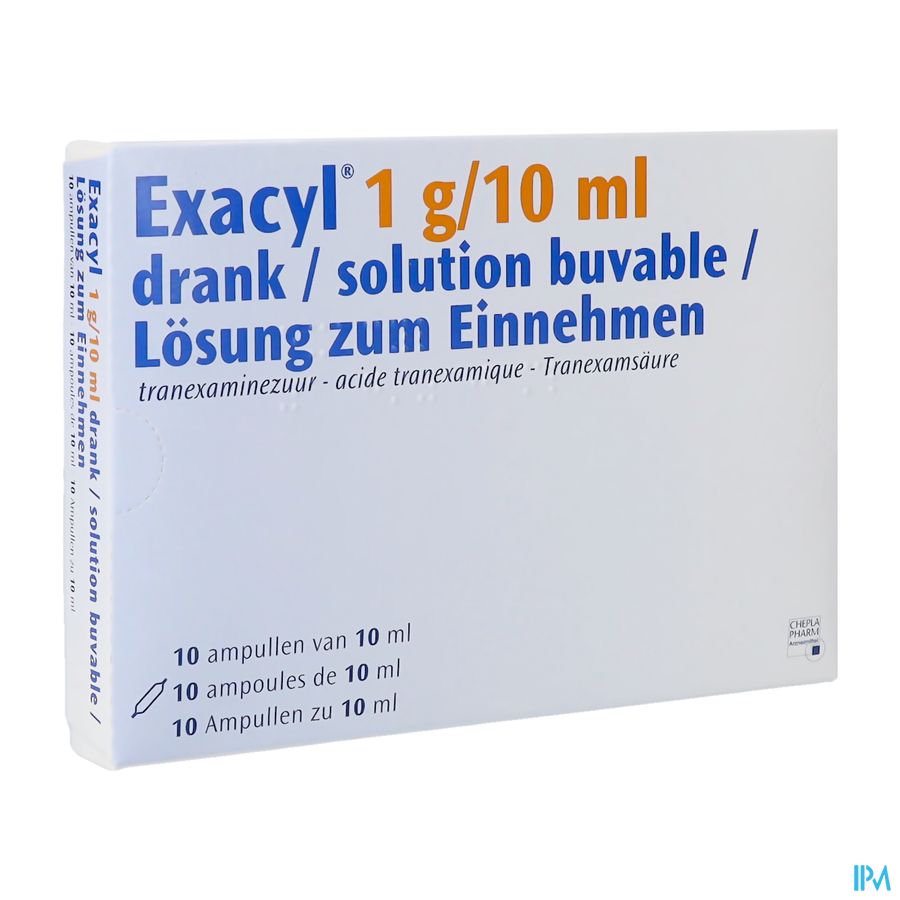 Exacyl Amp Per Os 10x1g/10ml Exacyl Amp Per Os 10x1g/10ml