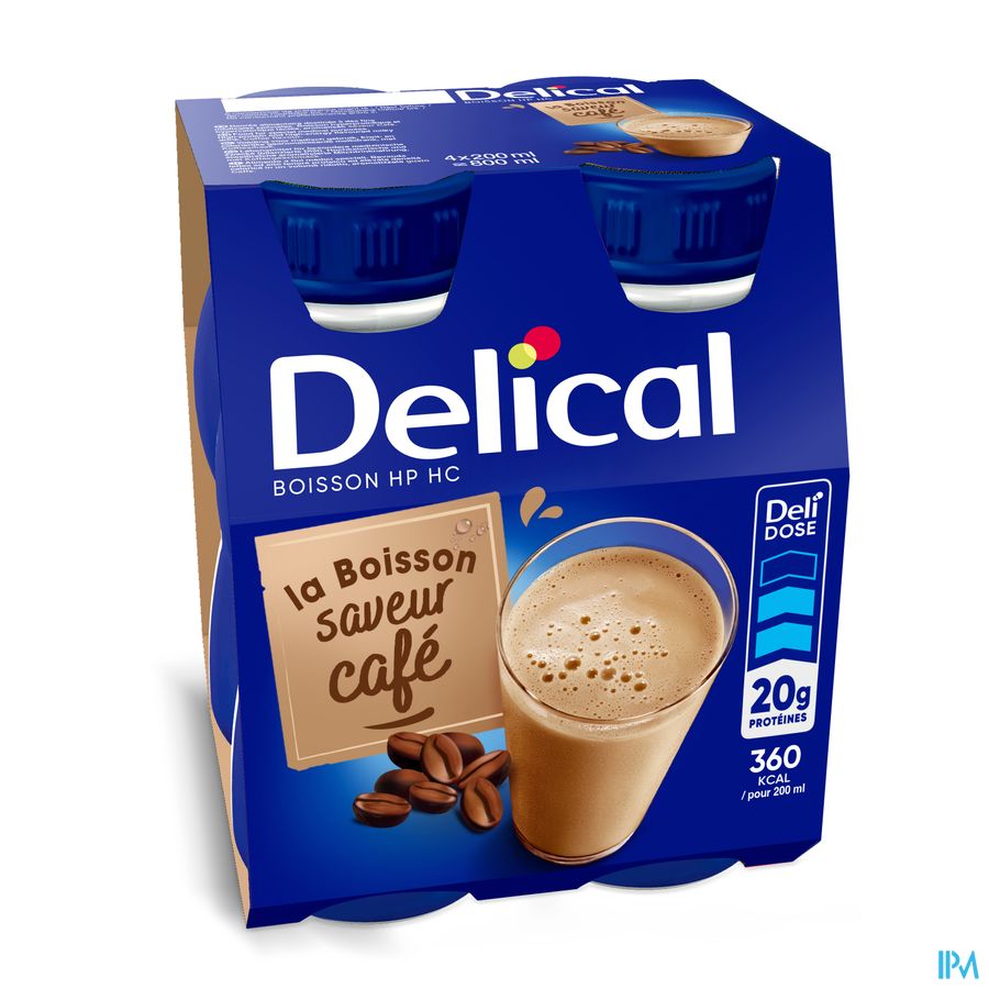 Delical Hphc 360 Koffie 4x200ml