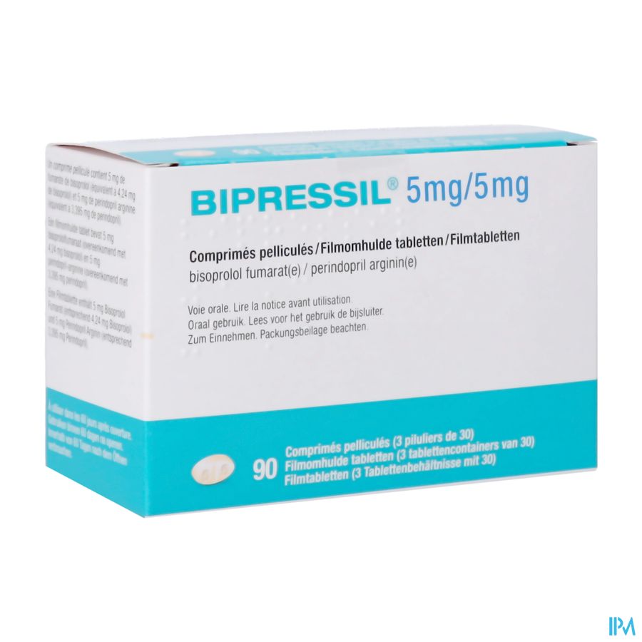 Bipressil 5mg/5mg Pi Pharma Filmomh Tabl 90 Pip