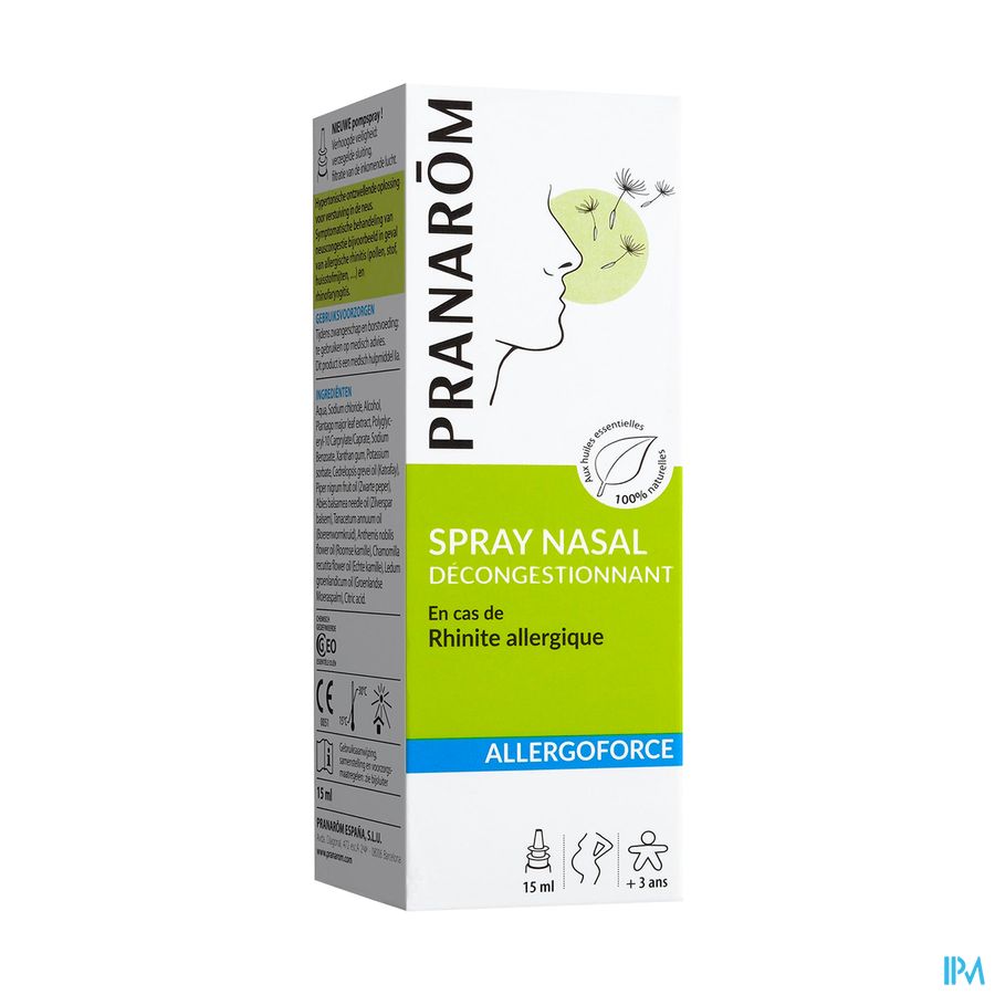 Pranarom Allergoforce Neusspray Nf 15ml Pranarom Allergoforce Neusspray Nf 15ml