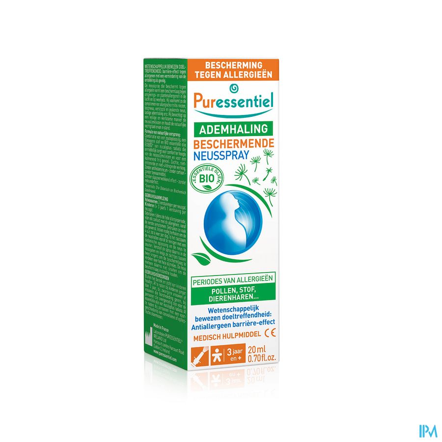 Puressentiel Adem Neusspray Bescherming 20ml