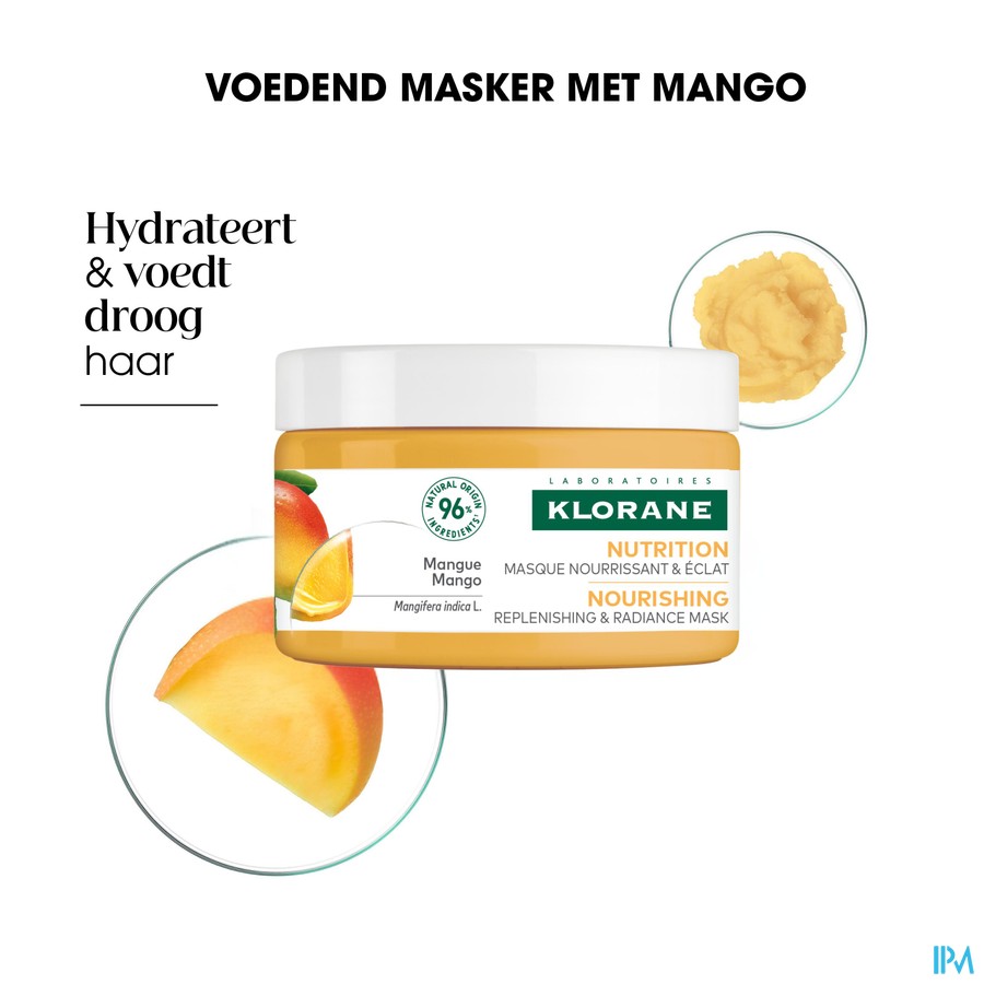 Klorane Capil. Masker Mango Pot 250ml