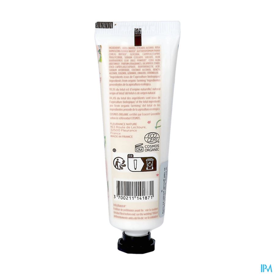 Fleurance Nature Creme Mains Rose 30ml