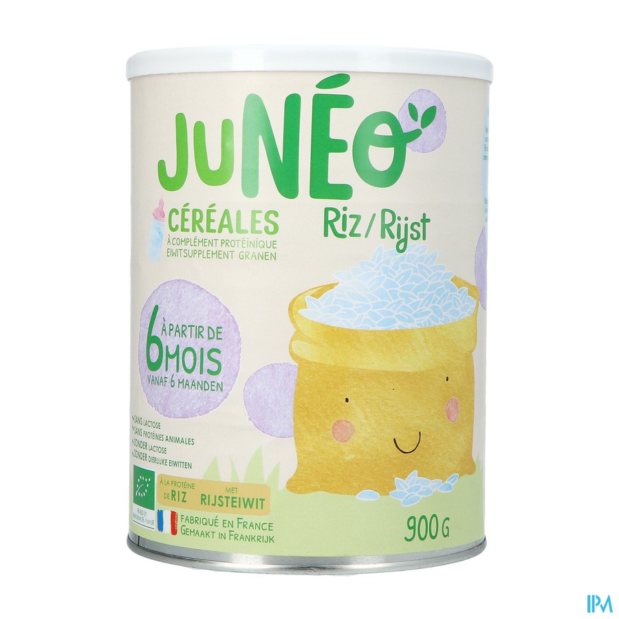 Juneo Riz Cereales + Complement Proteinique 900g