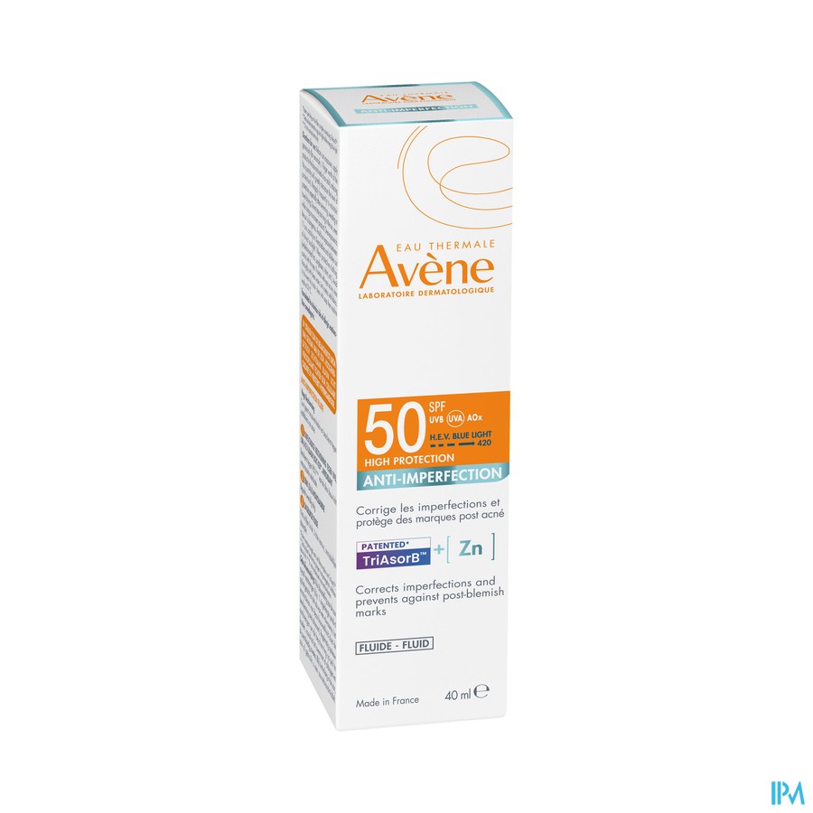 Avene Zon Spf50 A/imperfection Fluide 40ml
