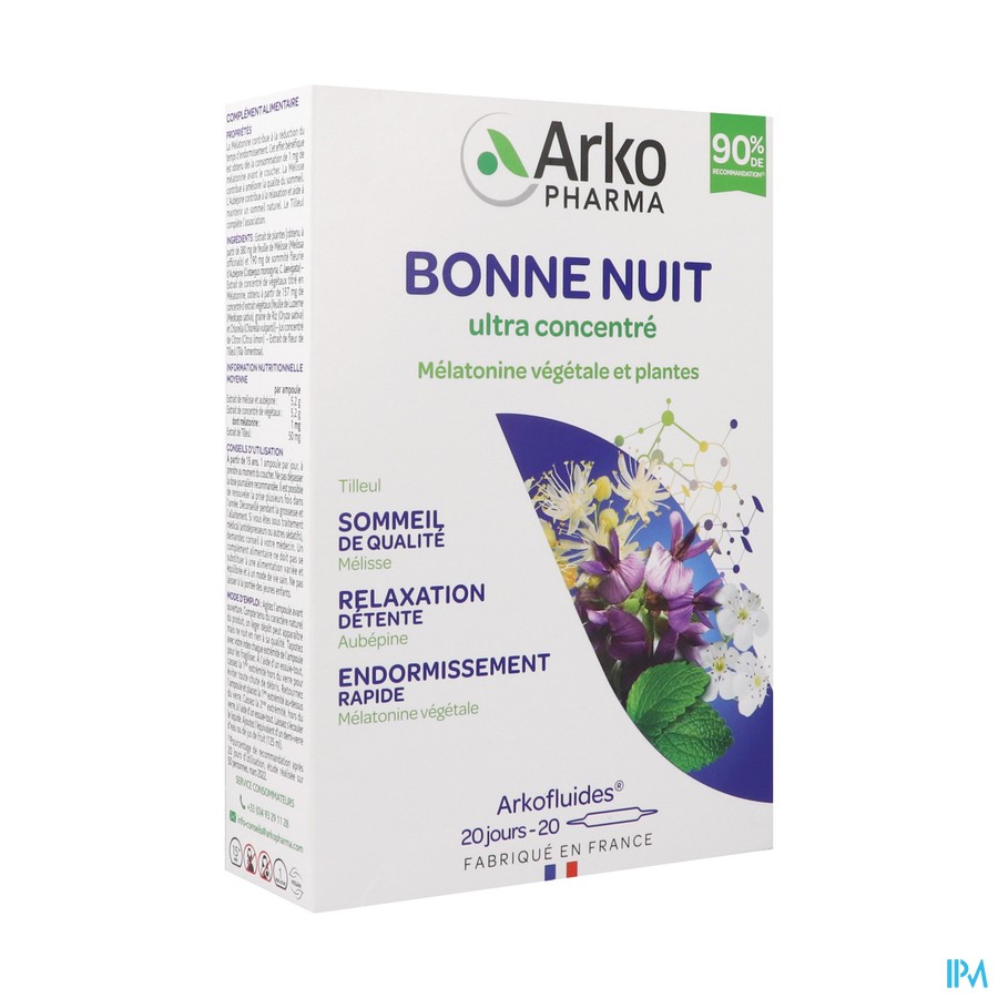 ARKOFL BONNE NUIT AMP 20X10ML