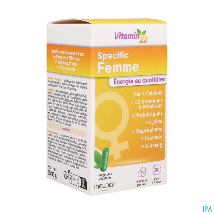 Vitamin 22 Specific Femme Caps 60