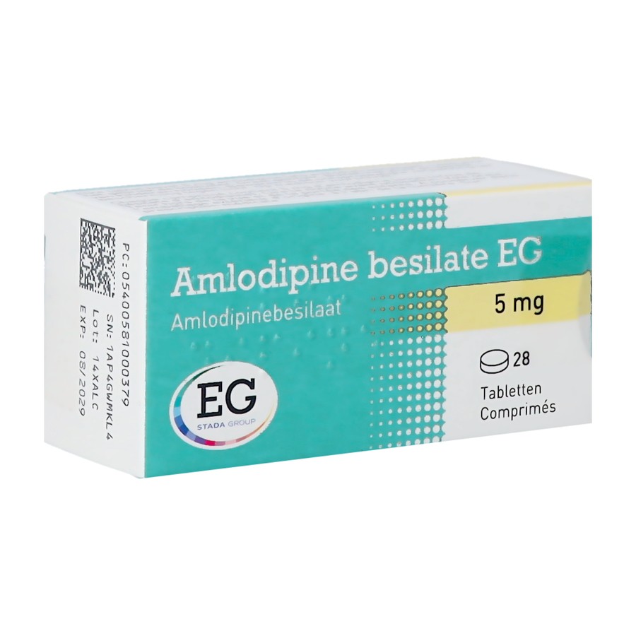Amlodipine Besilate EG Comp 28X5Mg
