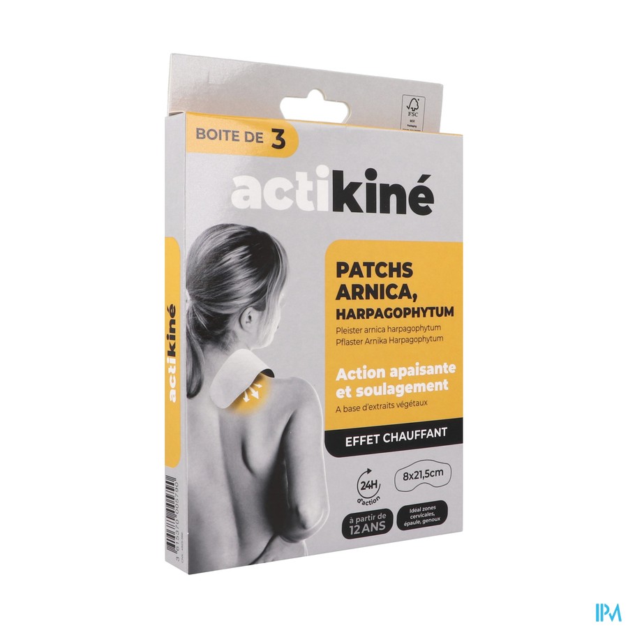 Marque V Actikine Patch Arnica Harpagophytum 3
