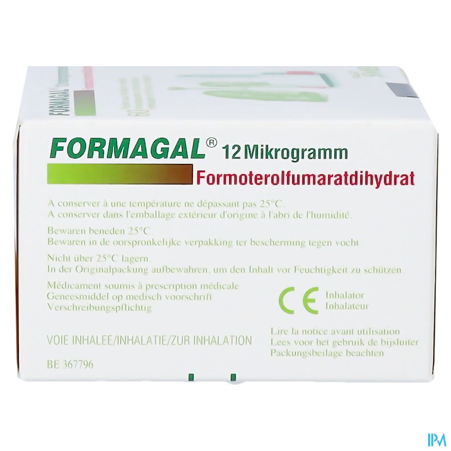 Formagal 12 Mcg Poeder Vr Inhal Caps 60 4