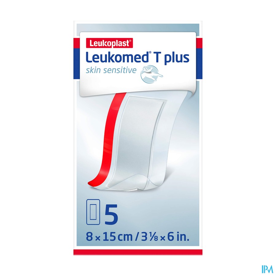 Leukomed T Plus Skin Sens. 8cmx10cm 5 7617801