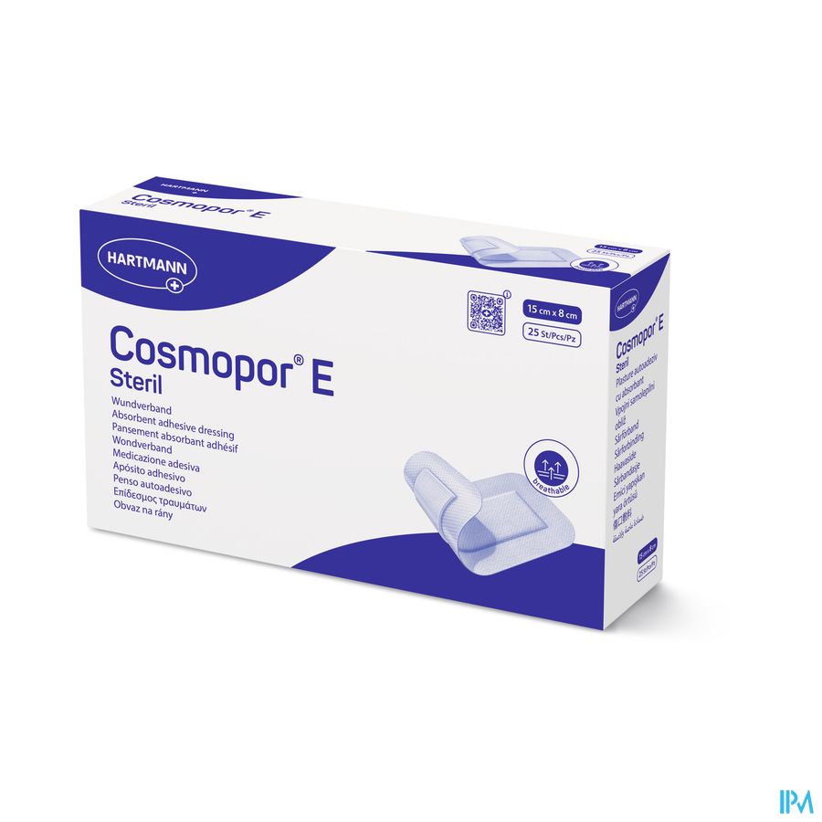 Cosmopor E Latexfree 15x8cm 25 P/s