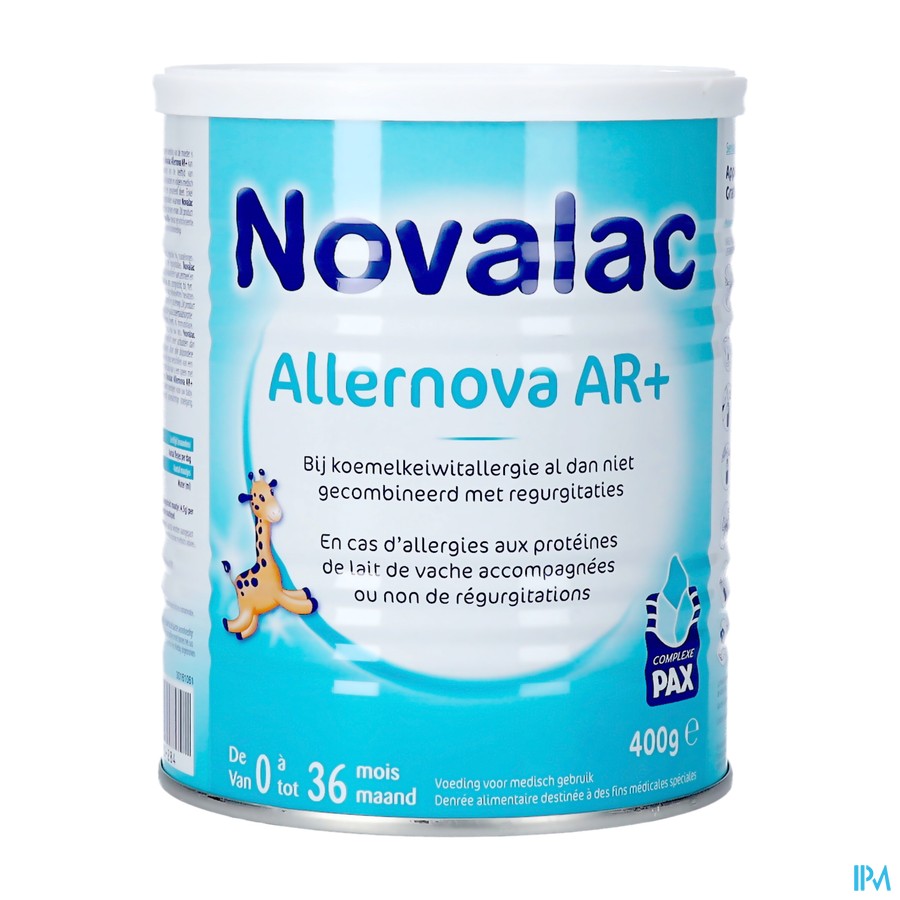 Novalac Allernova Ar+ 0-36m Pdr 400g Nf