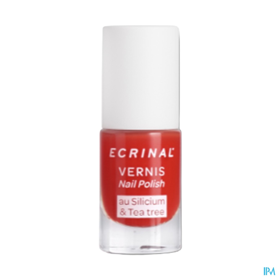 Ecrinal Vernis Silicium&tea Tree Rouge Corail 5ml