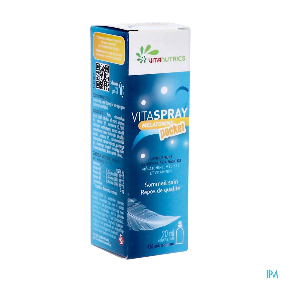 Vitaspray Melatonine Pocket Fl 20ml