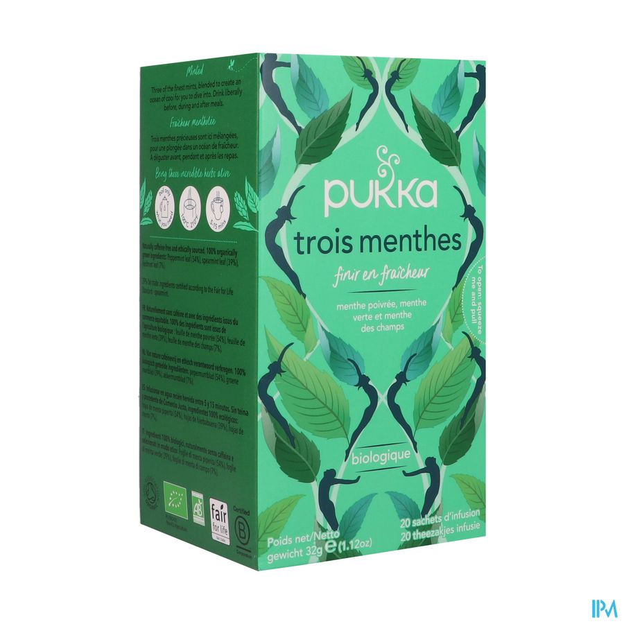 PUKKA INFUS 3MENTHE SACH 20