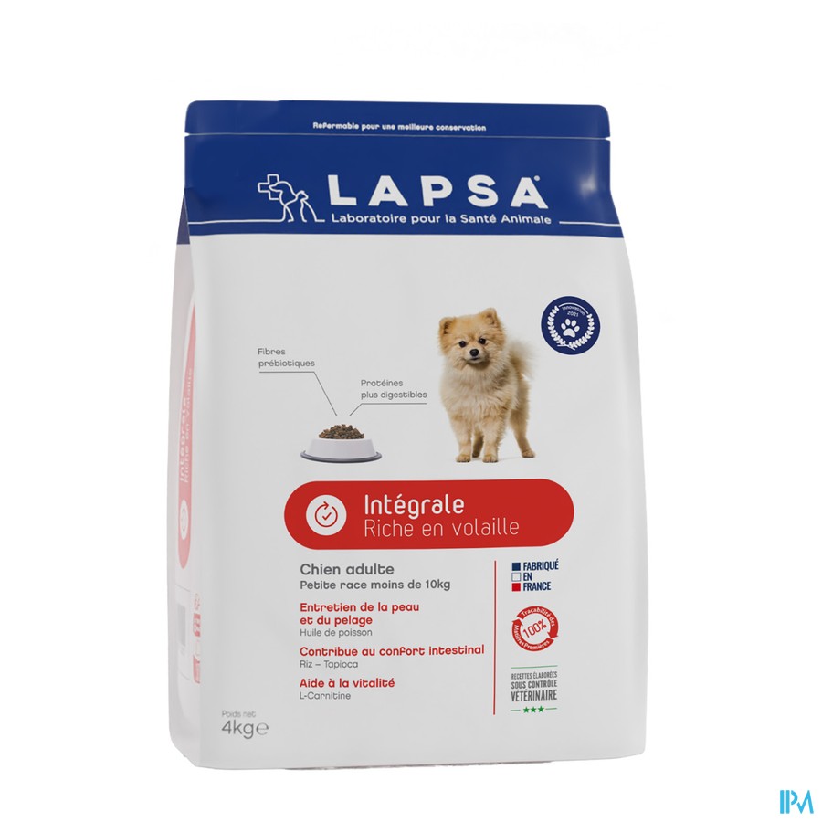 Lapsa Volkoren Hond Kleine Rassen 4kg