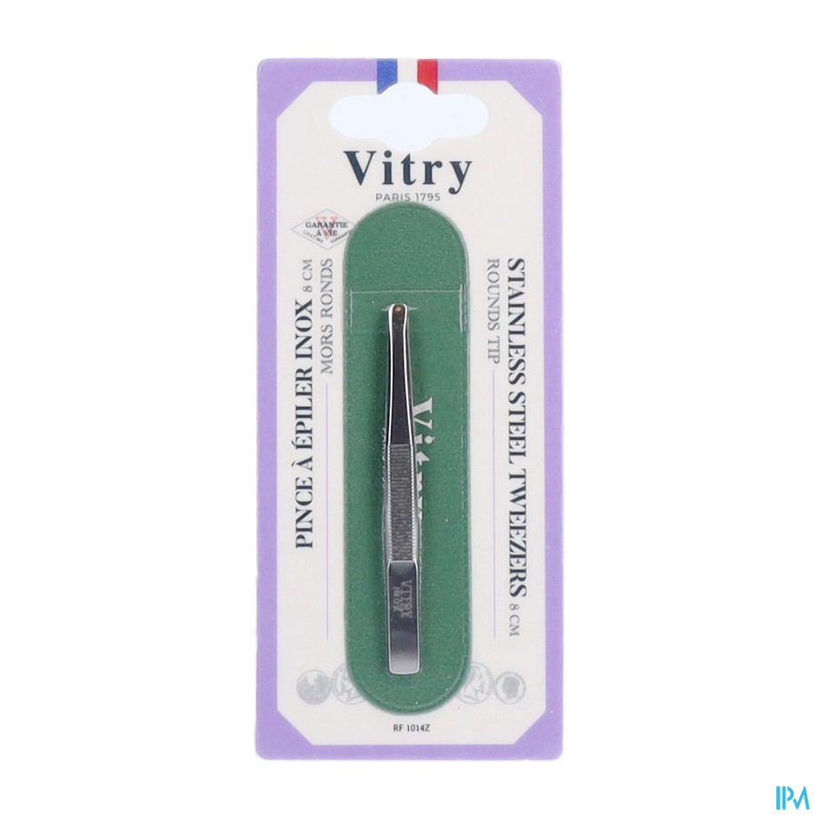 Pince A Epiler Mors Ronds Inox