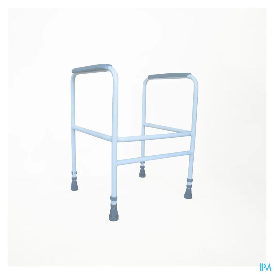 Toiletkader Nrs Staal Wit Gecoat Vrijstaand 43cm