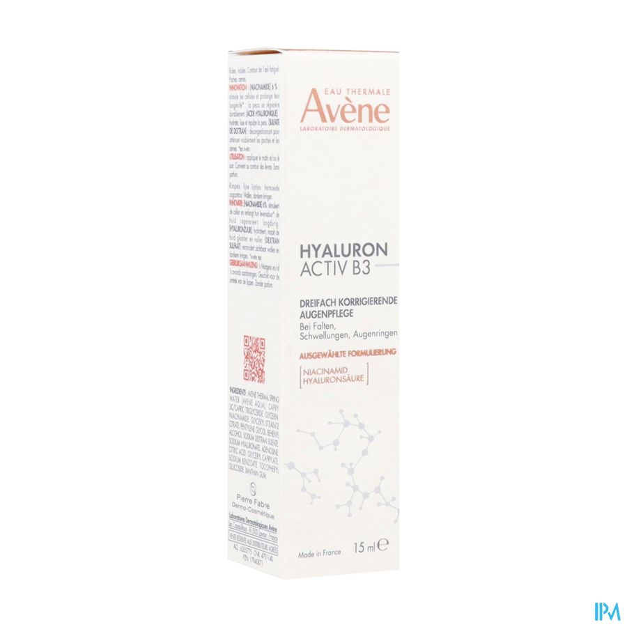 Avene Hyaluron Activ B3 Driev.corr.oogverz.15ml Nf