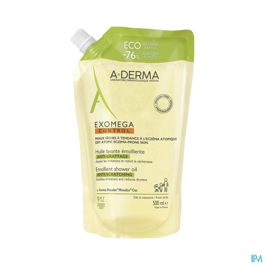 Aderma Exomega Control Huile Lav.emol.refill500ml