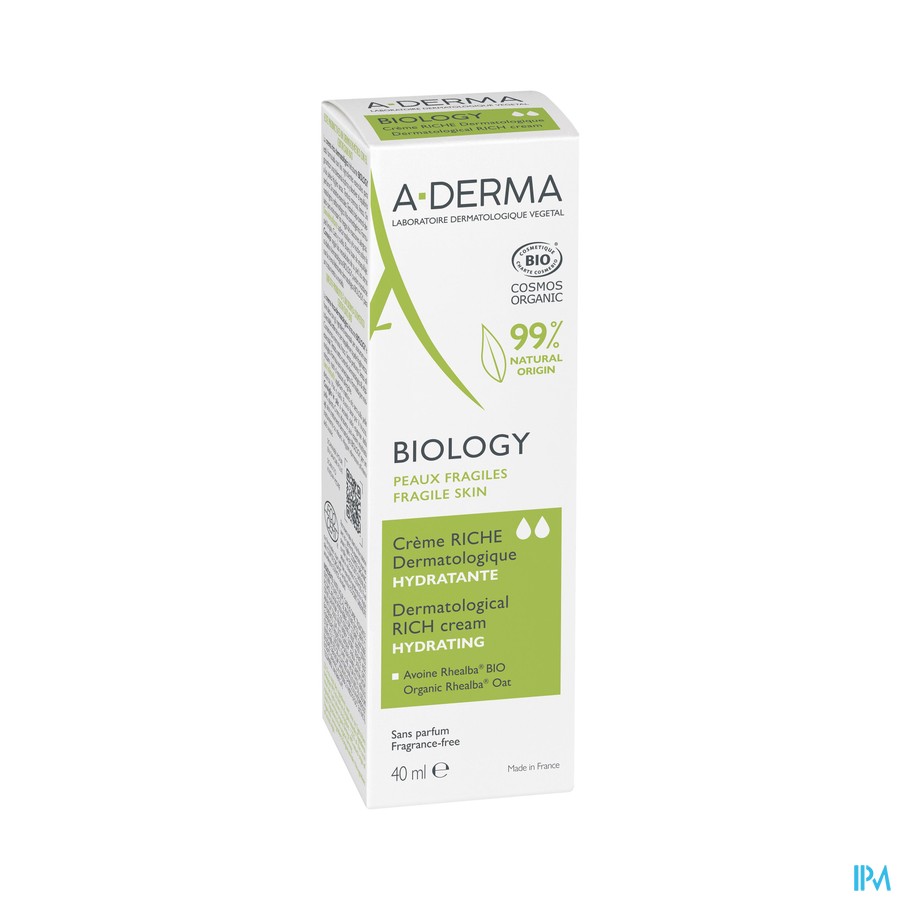 Aderma Biology Creme Riche Dermatologique 40ml