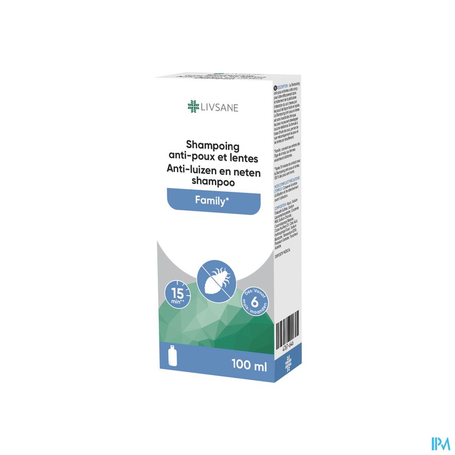 Livsane A/luizen & Neten Shampoo 100ml