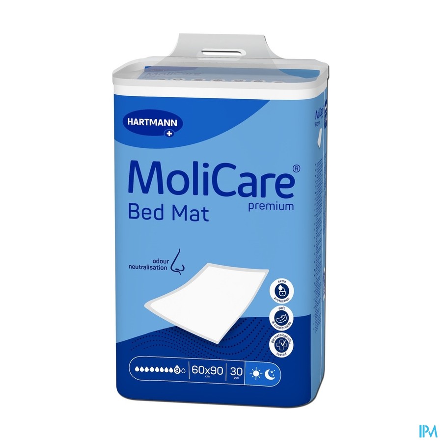 Hartmann Molicare Pr Bed Mat 9d 60x90 30 P/s
