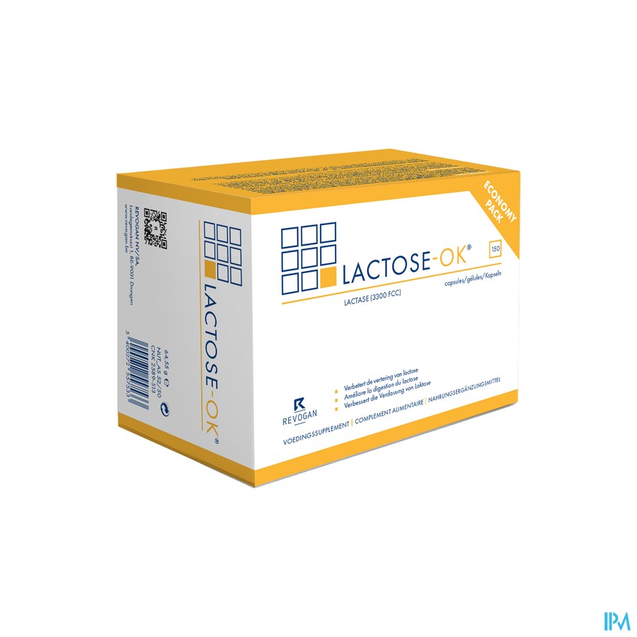 Lactose Ok Caps 150 5753 Revogan