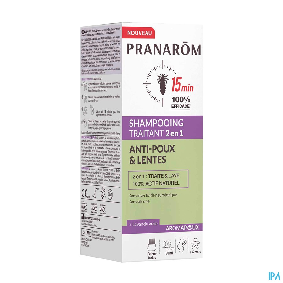 Pranarom Aromapoux Behandelingsshampoo 150ml