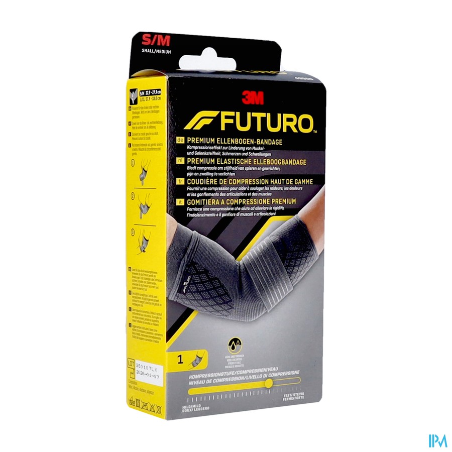 Futuro Premium Compressie Elleboogkous S/m