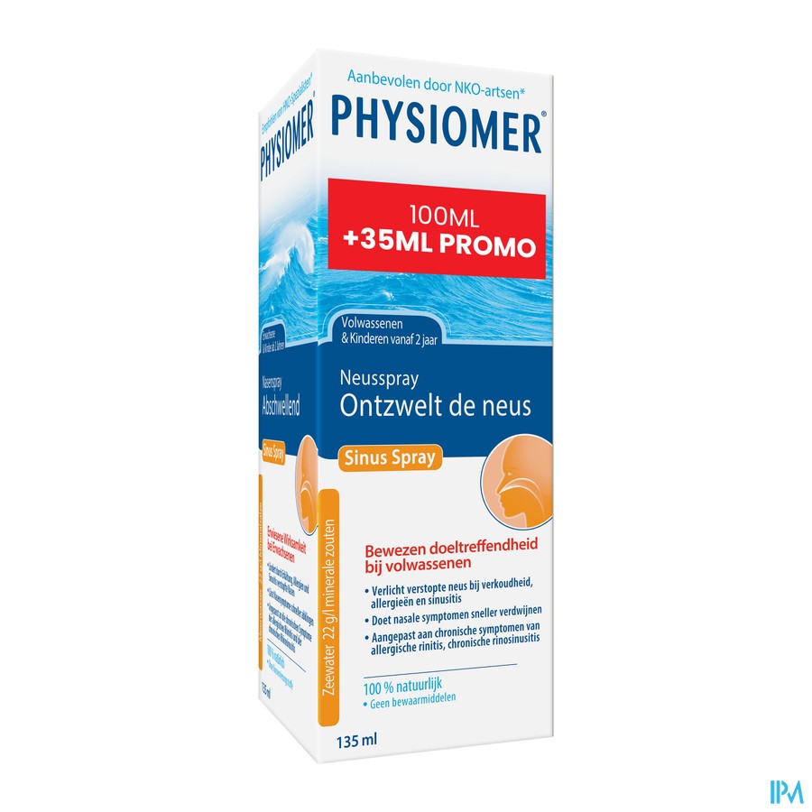 Physiomer Sinus Spray 135ml Promo 35ml