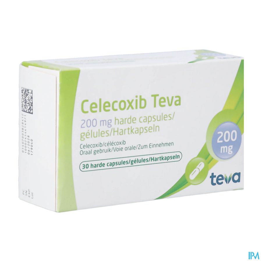 Celecoxib Teva Generics 200mg Harde Caps 30