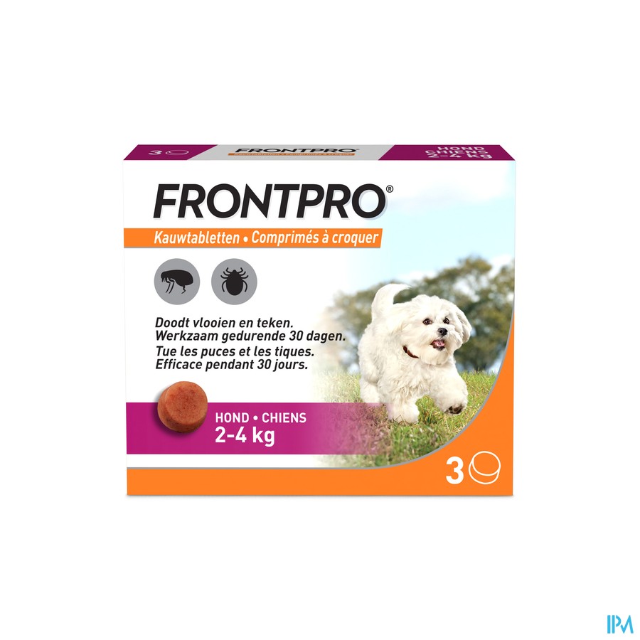 Frontpro 11mg >2-4kg Chien Comp Croq 3
