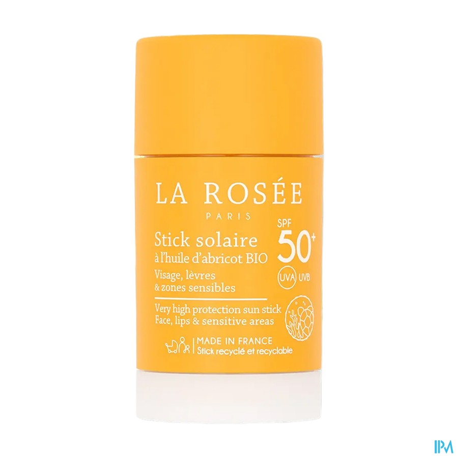 La Rosee Sun Stick Abrikozenolie Bio Spf50+ 18g Nf