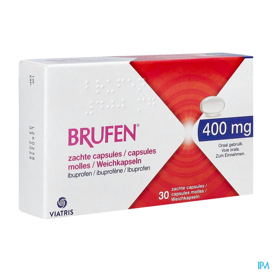 Brufen 400 mg zachte caps. 30